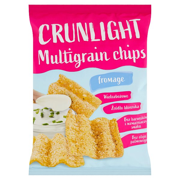Crunlight Chipsy wielozbożowe fromage 70 g