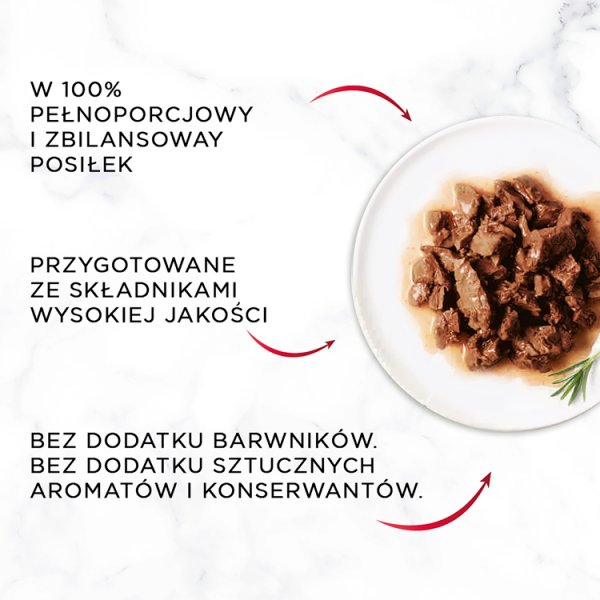 Gourmet Mon Petit Intense Karma dla kotów delikatne kawałki w pysznym sosie 6 x 50 g