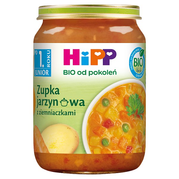 HiPP BIO Junior Zupka jarzynowa z ziemniaczkami po 1. roku 250 g