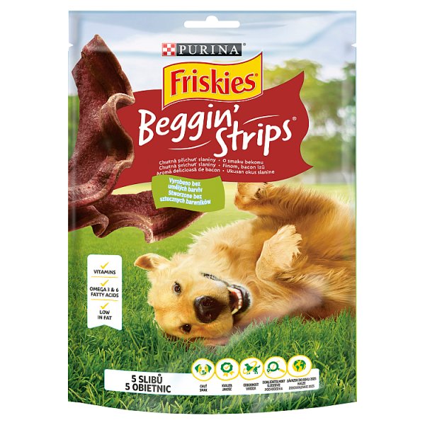 Friskies Beggin&#039; Strips Karma dla psów o smaku bekonu 120 g