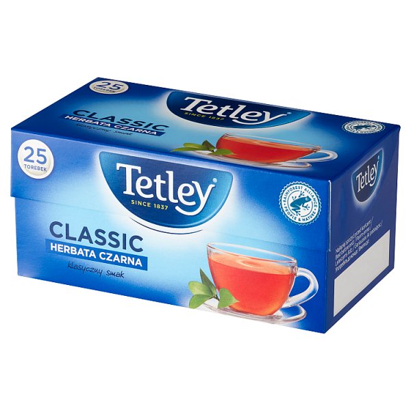 Tetley Classic Herbata czarna 37,5 g (25 x 1,5 g)