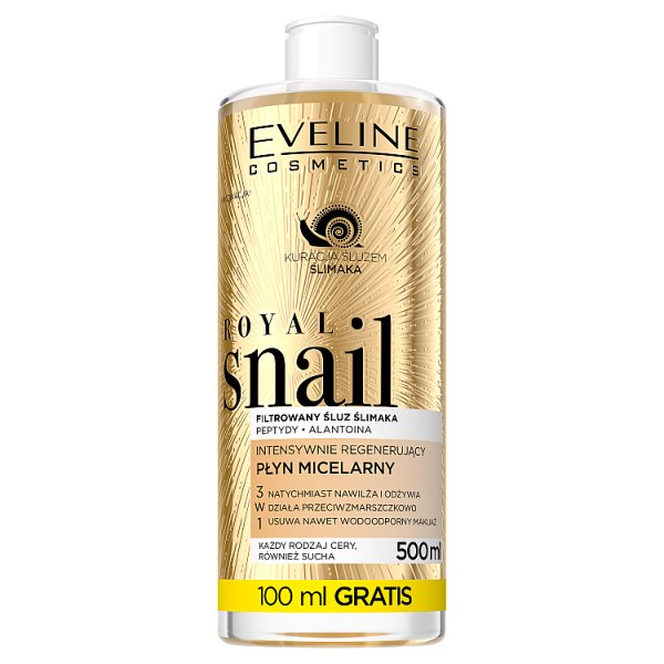 Royal Snail Intensywnie regenerujący płyn micelarny 3w1
