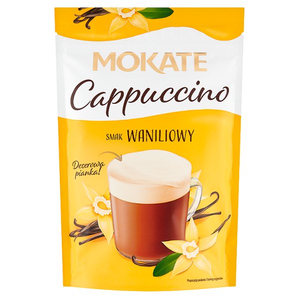 Mokate Cappuccino smak waniliowy 110 g