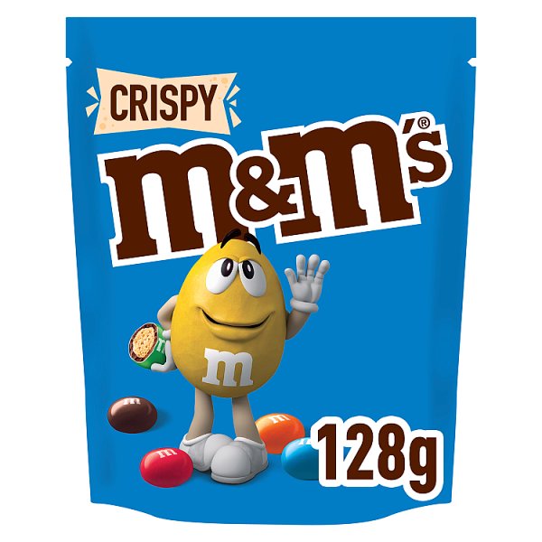 M&amp;M&#039;s Crispy Cukierki z mlecznej czekolady z kruchym ryżowym wnętrzem 128 g