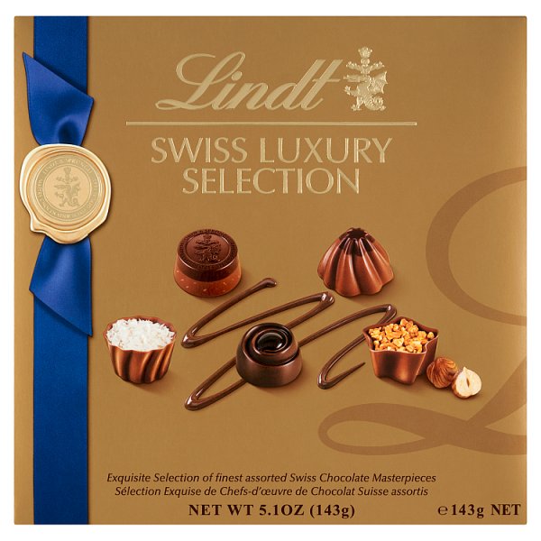 Lindt Swiss Luxury Selection Mieszanka pralin 143 g (14 sztuk)