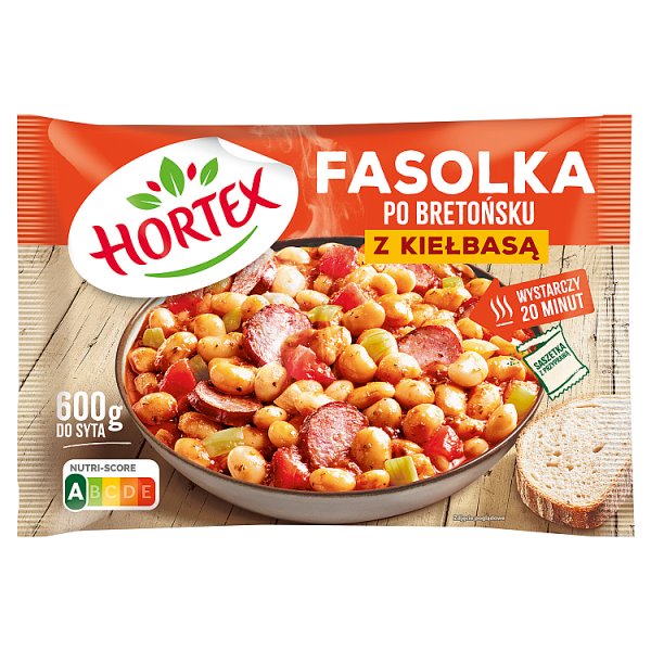 Hortex Fasolka po bretońsku z kiełbasą 600 g