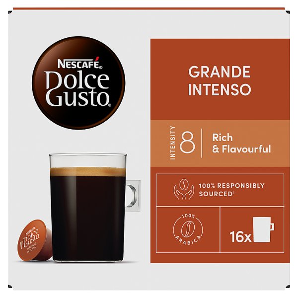Nescafé Dolce Gusto Grande Intenso Palona kawa mielona 132,8 g (16 x 8,3 g)