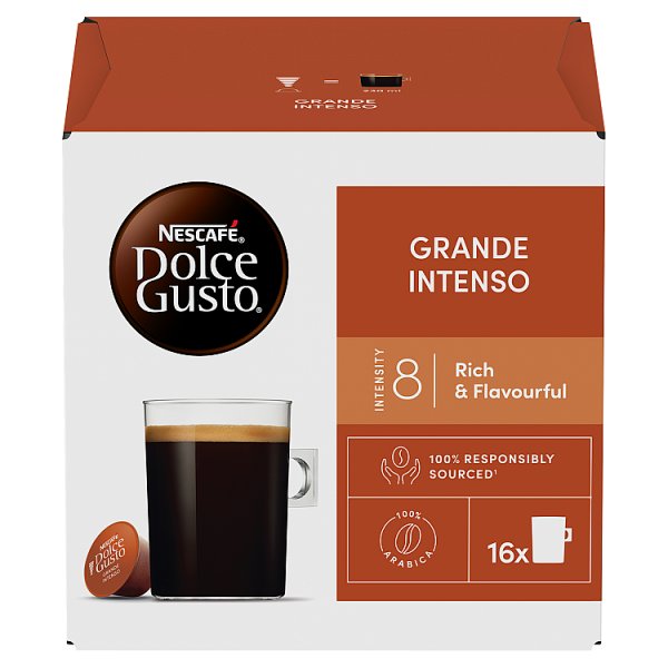 Nescafé Dolce Gusto Grande Intenso Palona kawa mielona 132,8 g (16 x 8,3 g)