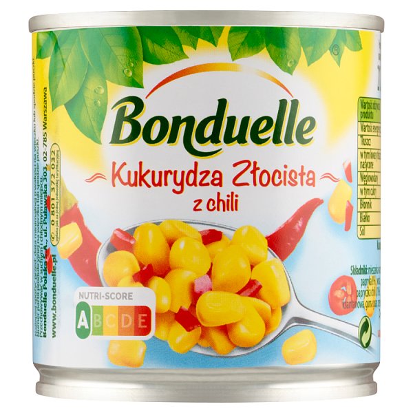 Bonduelle Kukurydza Złocista z chili 165 g