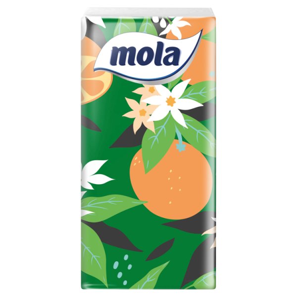 Mola Chusteczki higieniczne 3 warstwowe 10 sztuk