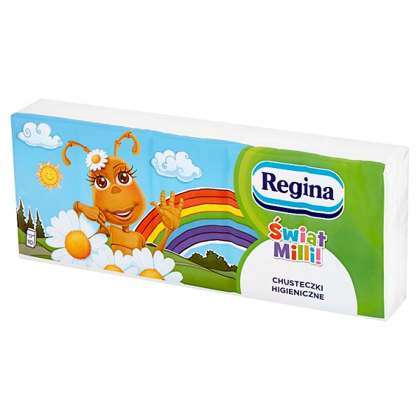 Regina Świat Milli Chusteczki higieniczne 10 x 9 sztuk