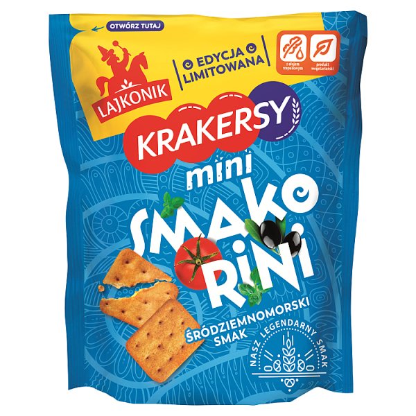 Lajkonik Krakersy mini smakorini 100 g