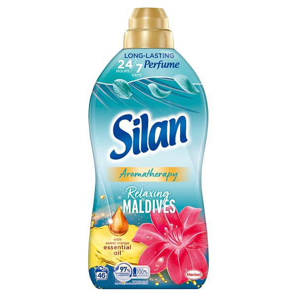 Silan Aromatherapy Relaxing Maldives Płyn do zmiękczania tkanin 1012 ml (46 prań)