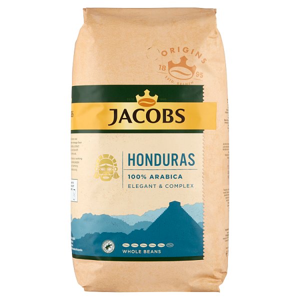 Jacobs Origins Honduras Elegant &amp; Complex Kawa ziarnista palona 1000 g