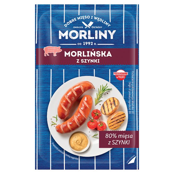 Morliny Kiełbasa morlińska z szynki 540 g