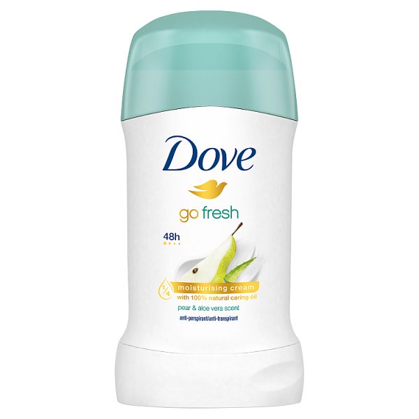 Dove Go Fresh Pear &amp; Aloe Vera Antyperspirant w sztyfcie 40 ml