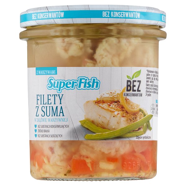 SuperFish Filety z suma w zalewie warzywnej 300 g