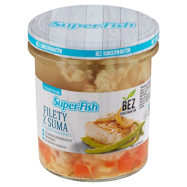 SuperFish Filety z suma w zalewie warzywnej 300 g