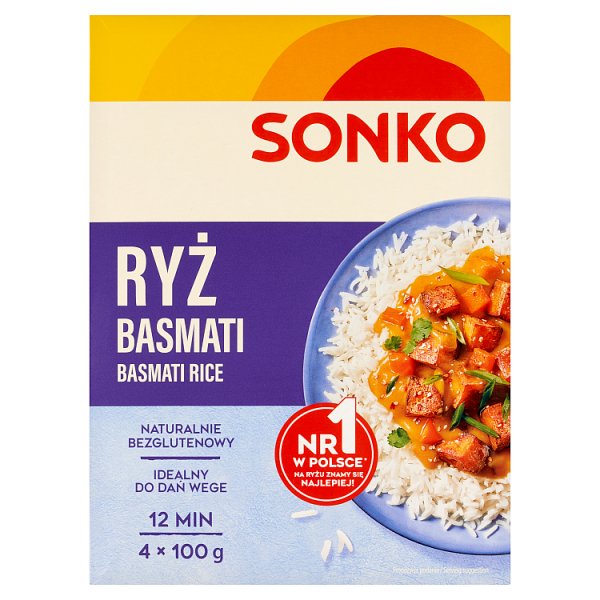 Sonko Ryż basmati 400 g (4 x 100 g)