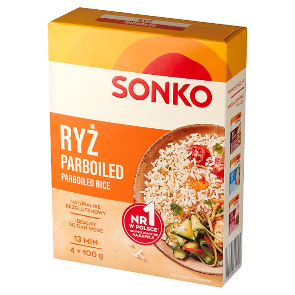 Sonko Ryż parboiled 400 g (4 x 100 g)