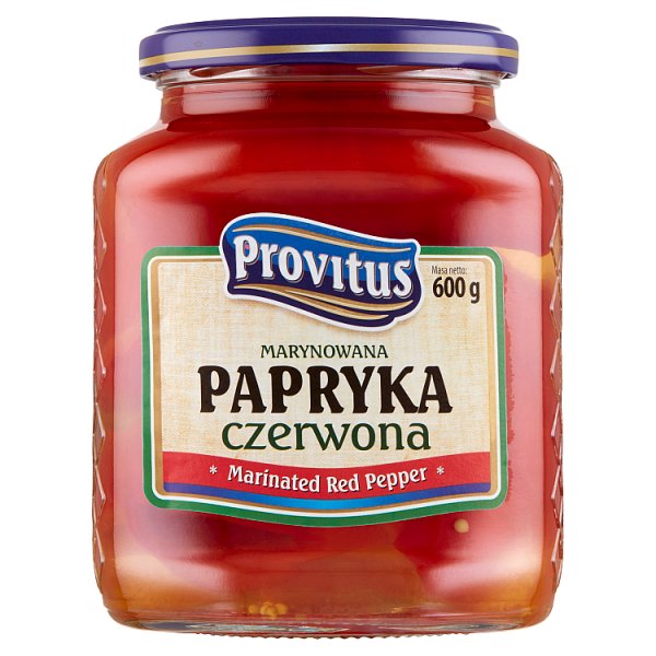 Provitus Marynowana papryka czerwona 600 g