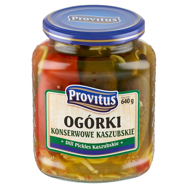 Provitus Ogórki konserwowe kaszubskie 640 g