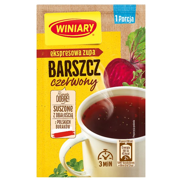 Winiary ekspresowa zupa Barszcz czerwony 13 g