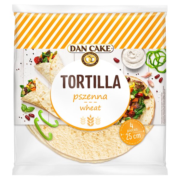 Dan Cake Tortilla pszenna 248 g (4 x 62 g)