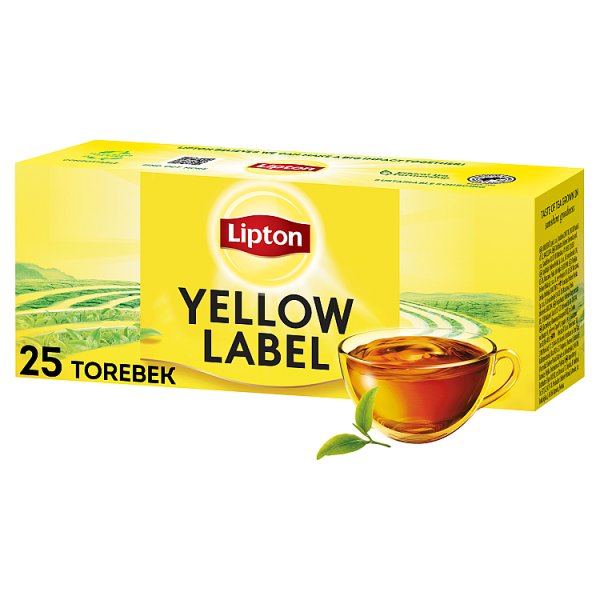 Lipton Yellow Label Herbata czarna 50 g (25 torebek)