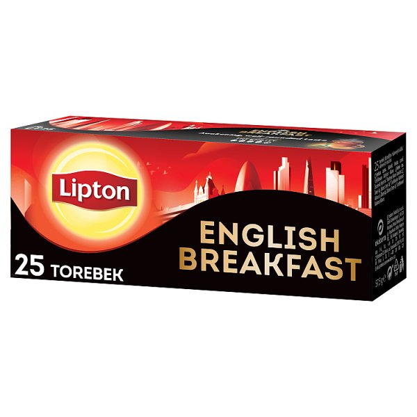Lipton English Breakfast Herbata czarna 50 g (25 torebek)