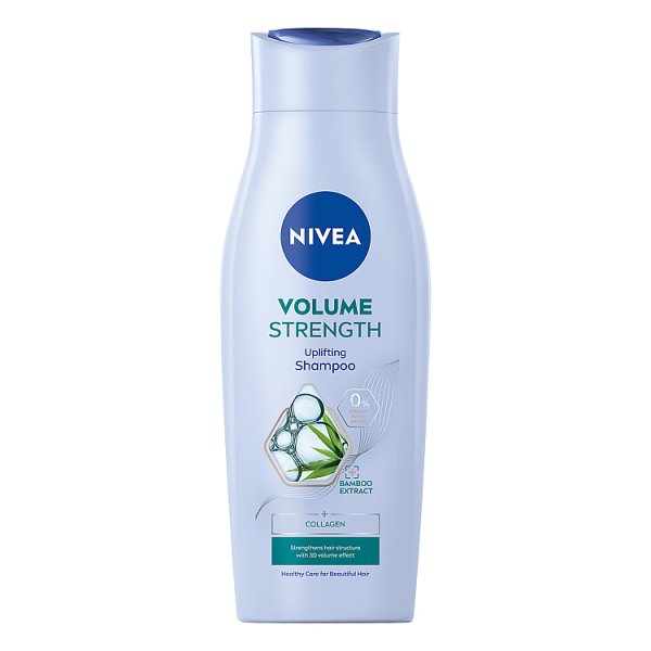 Nivea Volume Strength Szampon pielęgnujący do włosów 400 ml