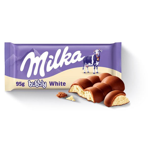 Milka Bubbly White Czekolada mleczna 95 g