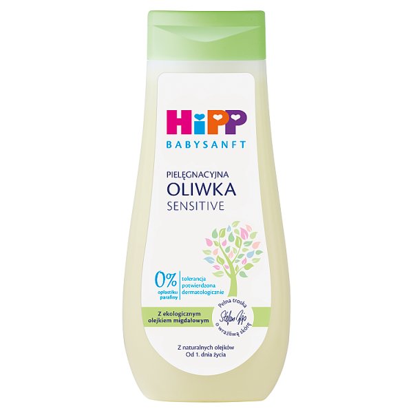 HiPP Babysanft Sensitive Pielęgnacyjna oliwka 200 ml