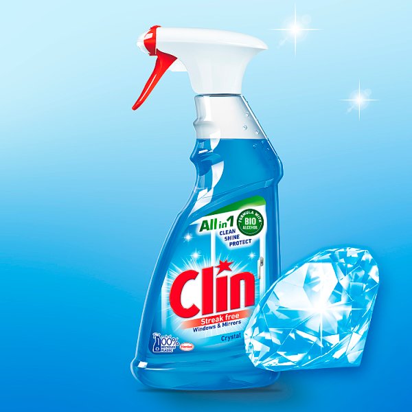 Clin Crystal Płyn do mycia powierzchni szklanych 500 ml