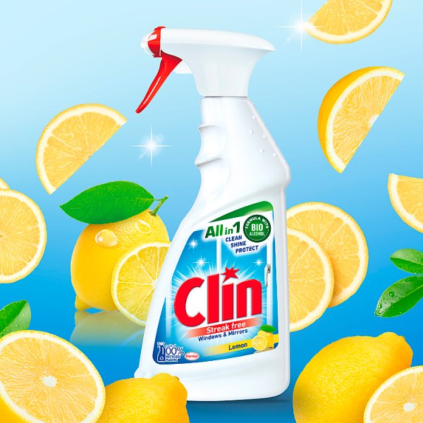 Clin Lemon Płyn do mycia powierzchni szklanych 500 ml