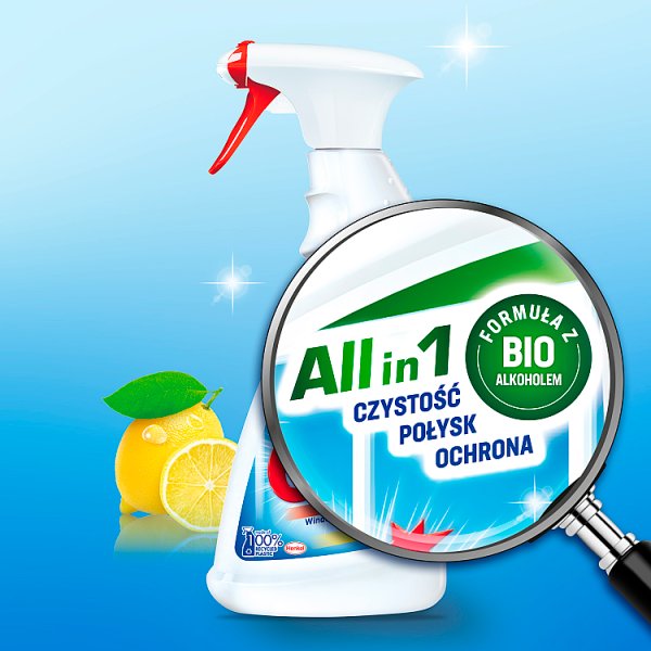 Clin Lemon Płyn do mycia powierzchni szklanych 500 ml