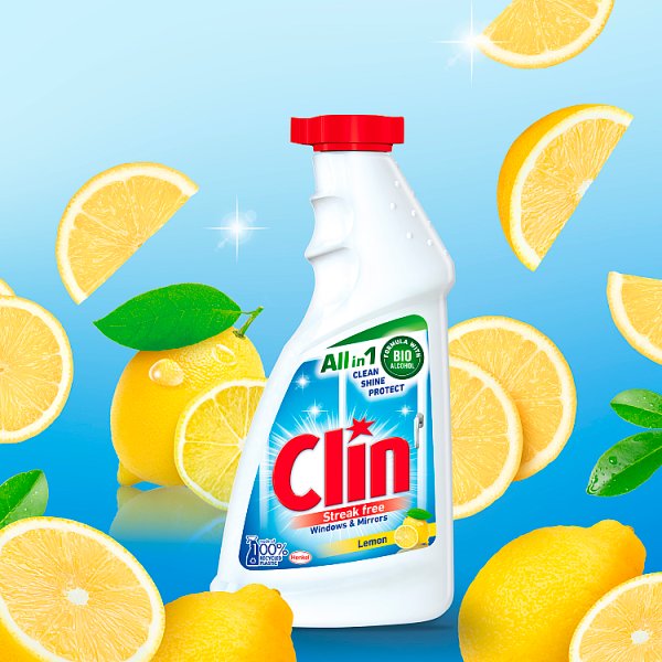 Clin Lemon Płyn do mycia powierzchni szklanych 500 ml