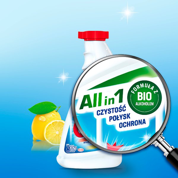 Clin Lemon Płyn do mycia powierzchni szklanych 500 ml