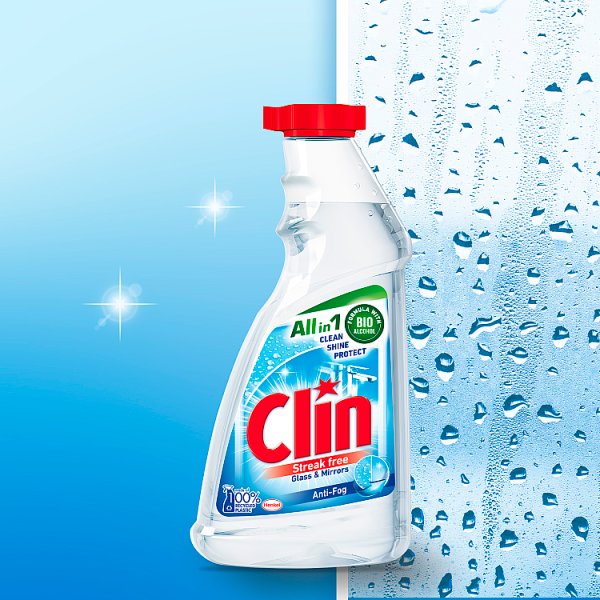 Clin Anti-Fog Płyn do mycia powierzchni szklanych 500 ml