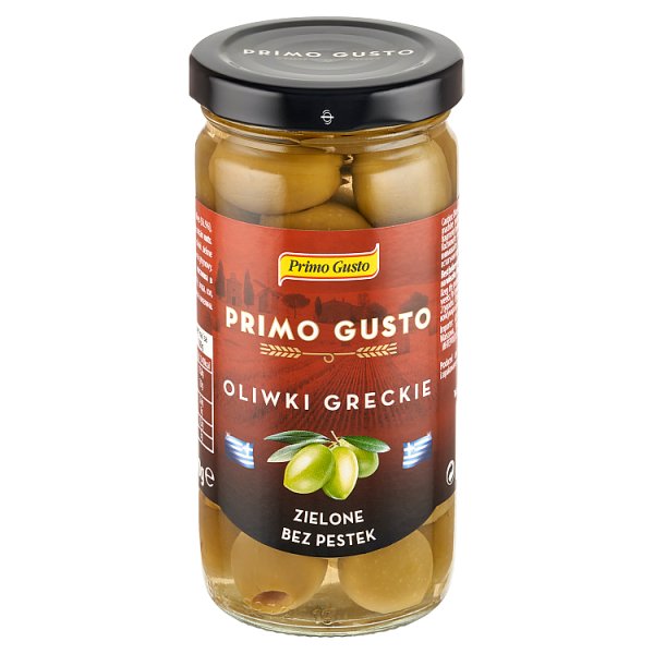 Primo Gusto Oliwki greckie zielone bez pestek 230 g