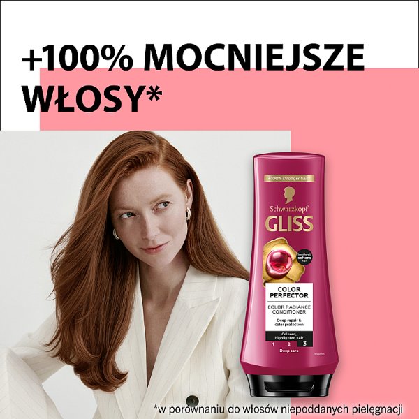 Gliss Colour Perfector Odżywka do włosów farbowanych tonowanych i rozjaśnianych 200 ml
