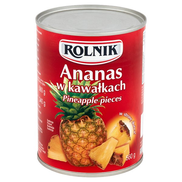 Rolnik Ananas w kawałkach 560 g