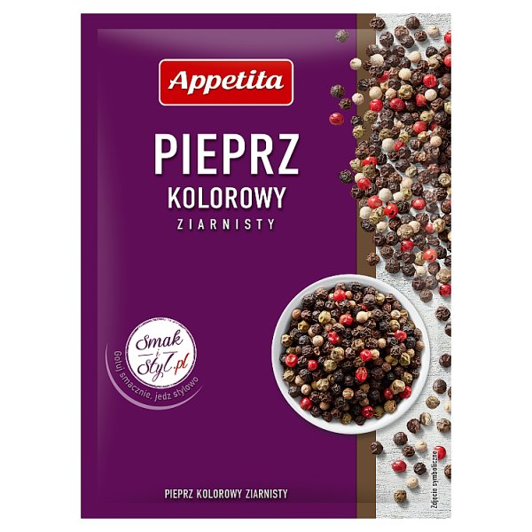 Appetita Pieprz kolorowy ziarnisty 15 g