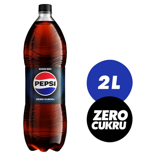 Pepsi-Cola Zero cukru Napój gazowany o smaku cola 2 l