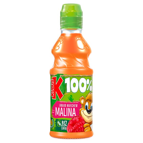 Kubuś 100% Sok malina marchew jabłko 300 ml