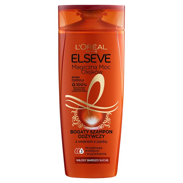 L&#039;Oréal Paris Elseve Magiczna moc olejków Bogaty szampon odżywczy 400 ml