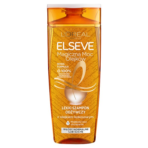 L&#039;Oreal Paris Elseve Magiczna moc olejków Lekki szampon odżywczy 400 ml