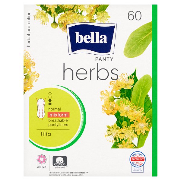 Bella Herbs Panty Tilia Normal Mixform Wkładki higieniczne 60 sztuk