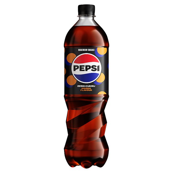 Pepsi-Cola Zero cukru Napój gazowany typu cola o smaku mango 0,85 l