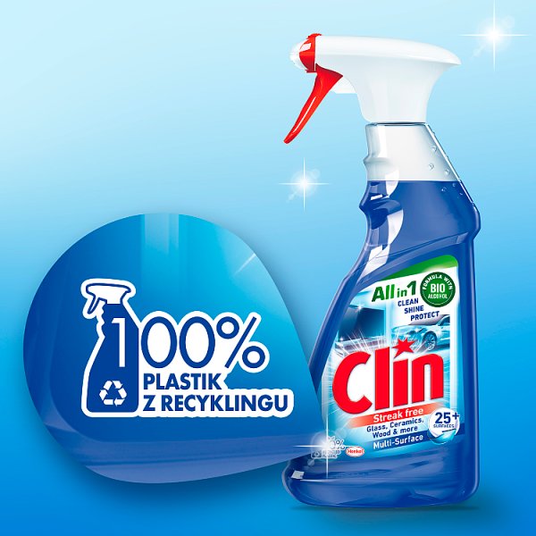 Clin Multi-Surface Płyn do mycia powierzchni szklanych 500 ml